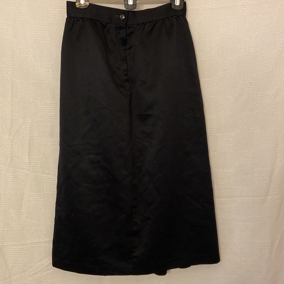 Vintage Ellen D Kollection black a-line pleated skirt with pockets, US small - Picture 2 of 5